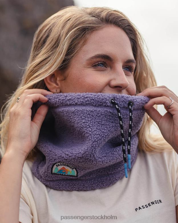 Passenger glögg återvunnen sherpa fleece snood dammig lila D422J1032 dammig lila