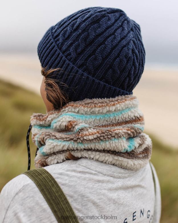 Passenger mulled återvunnen sherpa fleece snood varm elfenben geomönster D422J1037 varmt elfenben geomönster