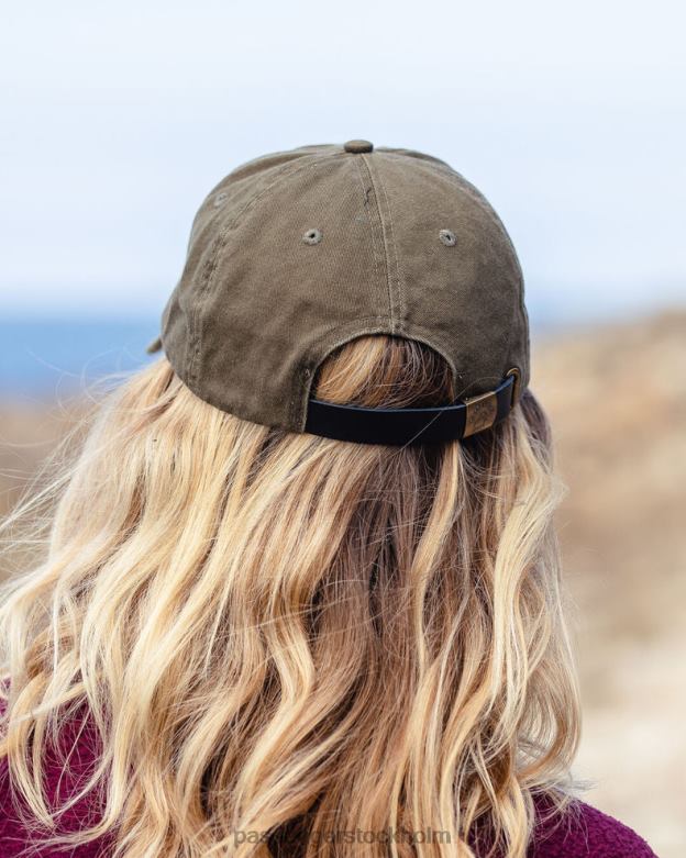 Passenger canopy återvunnen bomull snapback cap khaki D422J1069 kaki