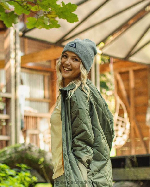 Passenger kärna återvunnen high-top mössa grå märgel D422J1030 grå märgel
