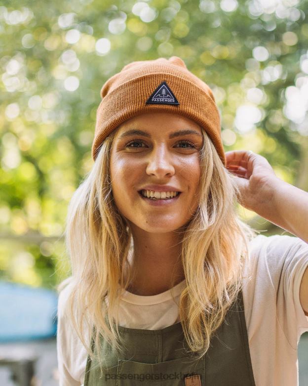 Passenger kärna återvunnen låg-top beanie glaserad ingefära D422J1029 glaserad ingefära