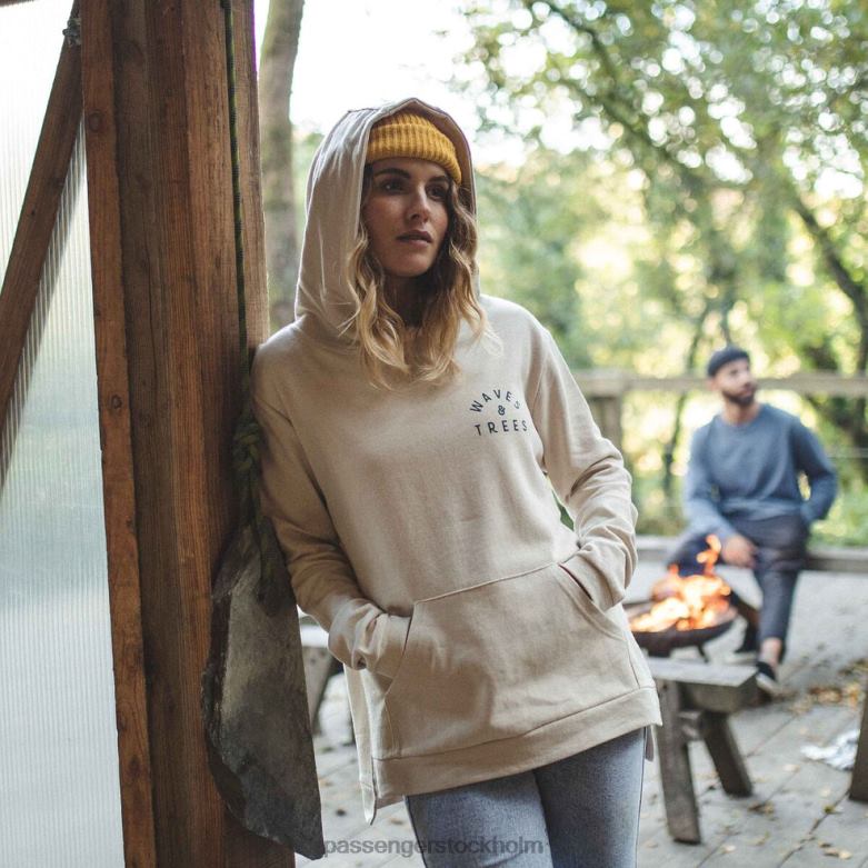 Passenger tändande hampa hoodie björk D422J760 björk