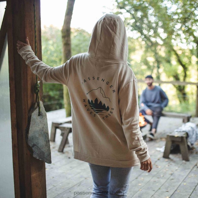 Passenger tändande hampa hoodie björk D422J760 björk