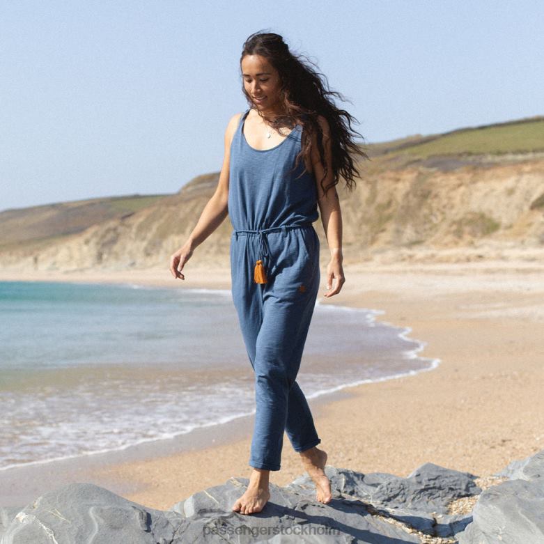 Passenger eva återvunnen jumpsuit mörk denim D422J974 mörk denim