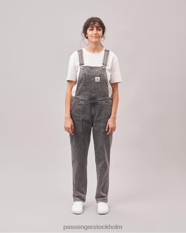 Passenger roamist byxbyxor i ekologisk bomull tvättad svart denim D422J952 tvättad svart denim