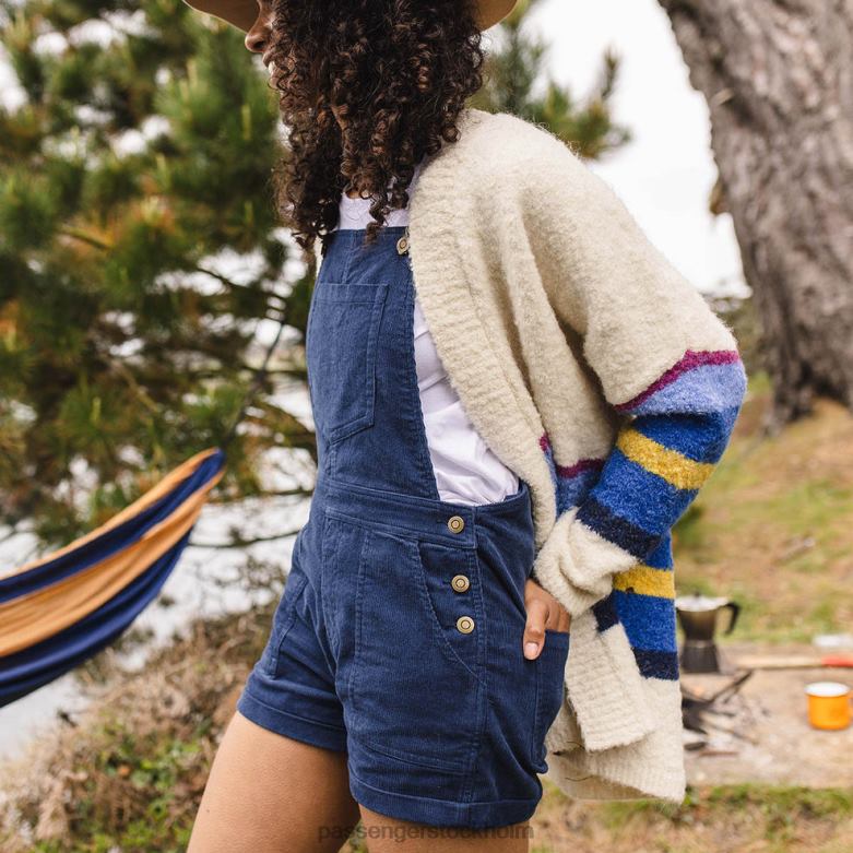 Passenger roamologist återvunna snoddbyxor mörk denim D422J943 mörk denim