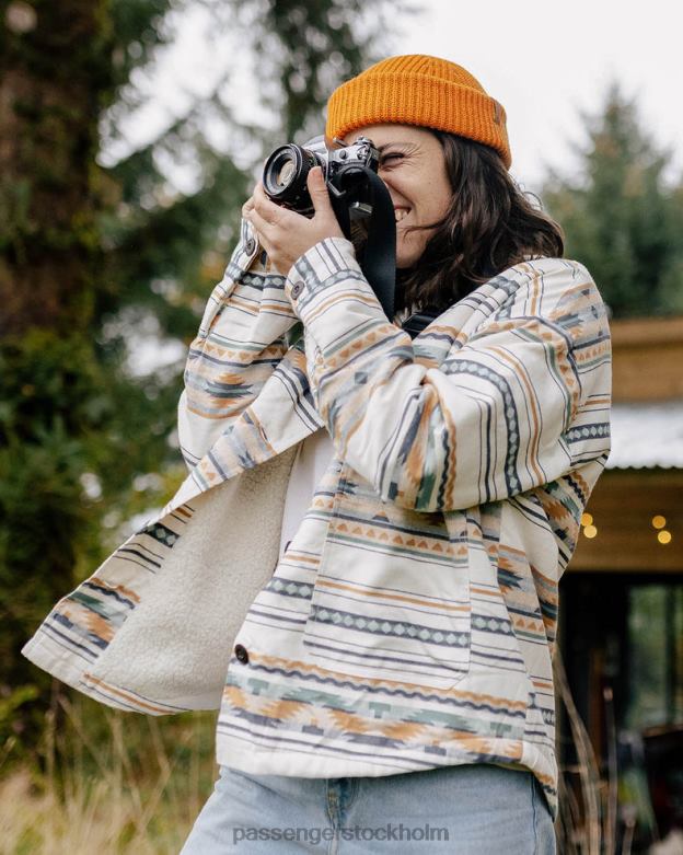Passenger cibola återvunnen sherpafodrad overshirt björk geomönster D422J677 björk geomönster