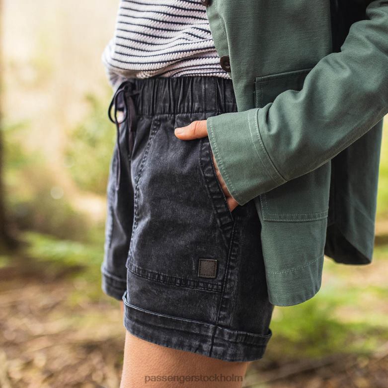 Passenger carriso shorts i ekologisk bomull svarta D422J904 svart