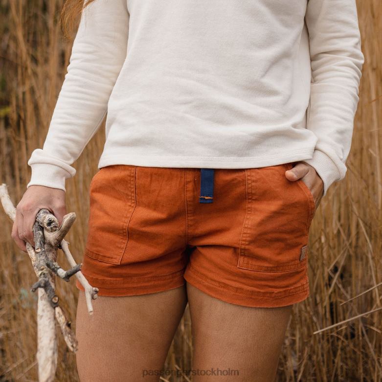 Passenger del sur shorts i ekologisk bomull bombay brun D422J930 bombay brun