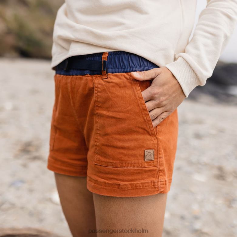 Passenger del sur shorts i ekologisk bomull bombay brun D422J930 bombay brun