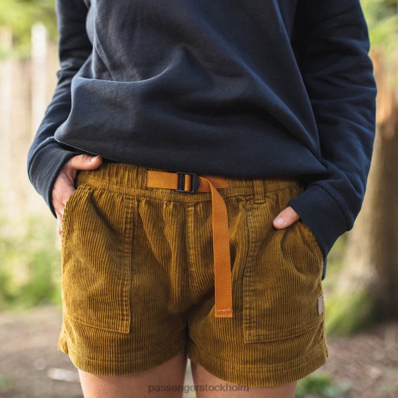 Passenger del sur återvunna sladdshorts tapenade D422J912 tapenad