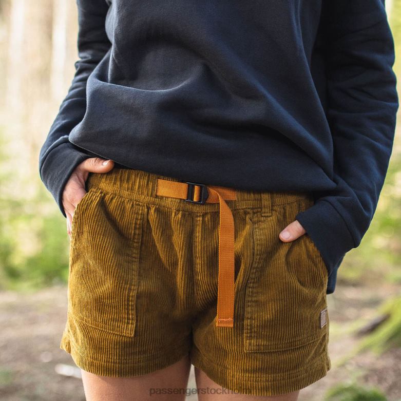 Passenger del sur återvunna sladdshorts tapenade D422J912 tapenad