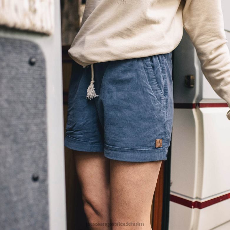 Passenger santosa återvunna sladdshorts blå glas D422J906 blått glas