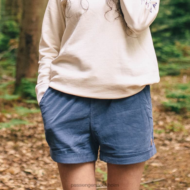 Passenger santosa återvunna sladdshorts blå glas D422J906 blått glas
