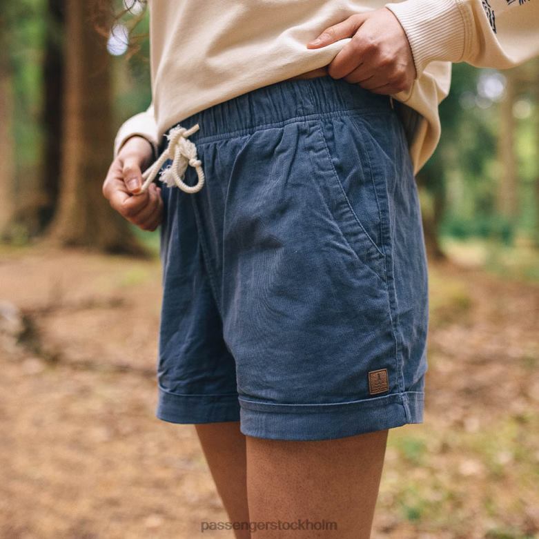 Passenger santosa återvunna sladdshorts blå glas D422J906 blått glas