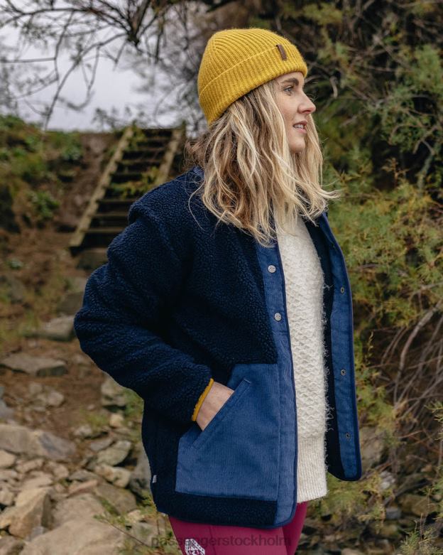 Passenger klöver återvunnen sherpa fleece djup marin D422J670 djup marin