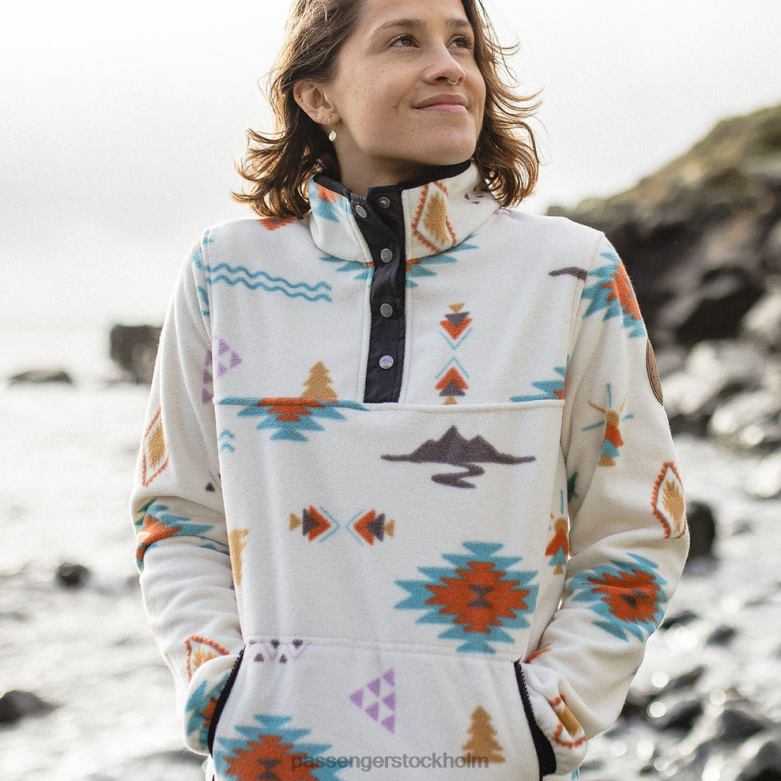 Passenger woodlander återvunnen polar fleece pullover björk drifter D422J687 björkdrivare