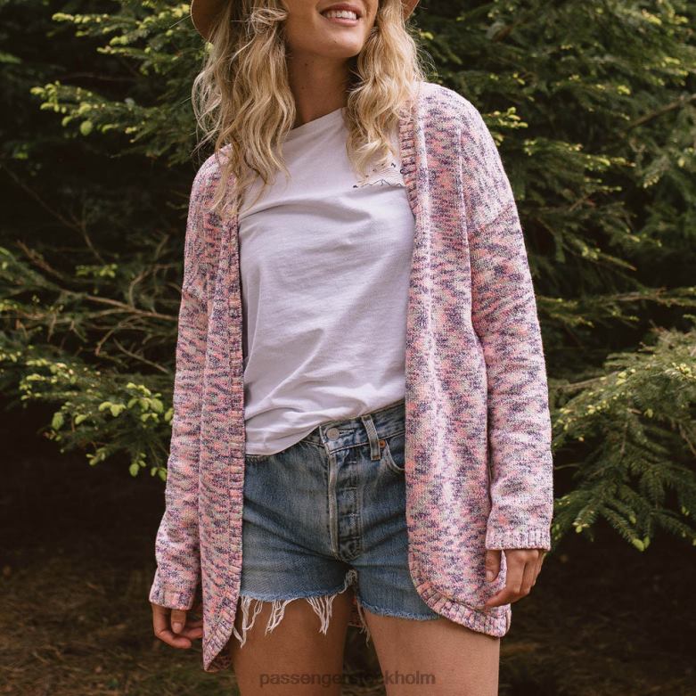 Passenger el alto cardigan multi-rosa D422J859 multi-rosa