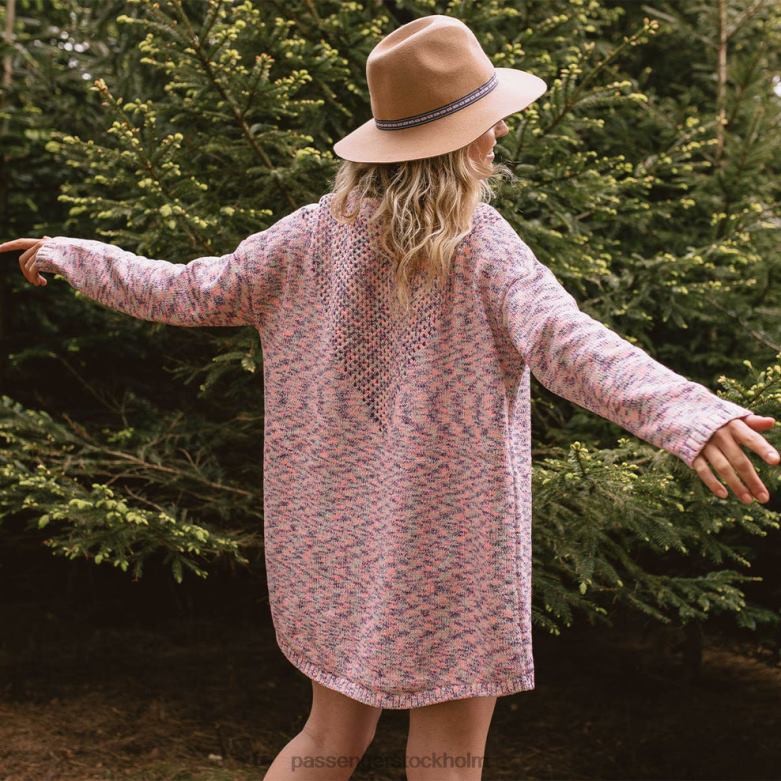 Passenger el alto cardigan multi-rosa D422J859 multi-rosa