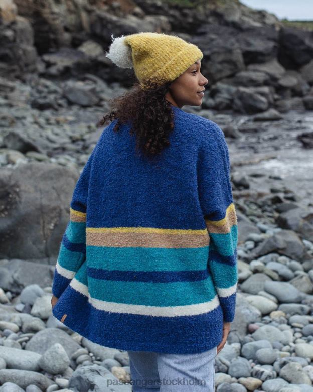 Passenger riverglen cardigan mörk denim D422J819 mörk denim