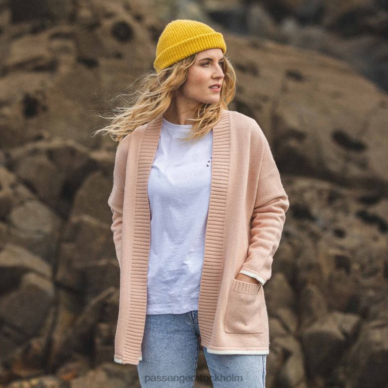Passenger västkust cardigan persikorosa D422J852 persikorosa