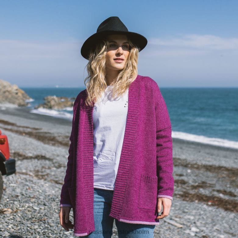 Passenger västkusten cardigan orkidé D422J850 orkide