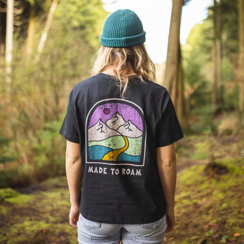 Passenger fredagskollektiv t-shirt i återvunnen bomull svart D422J1000 svart