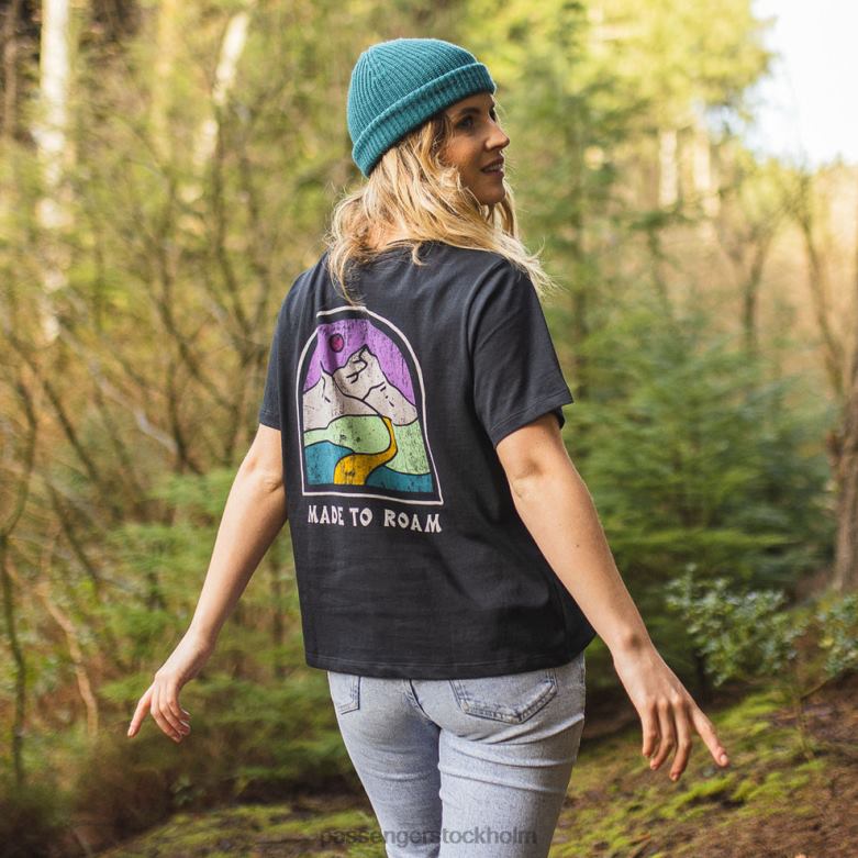 Passenger fredagskollektiv t-shirt i återvunnen bomull svart D422J1000 svart