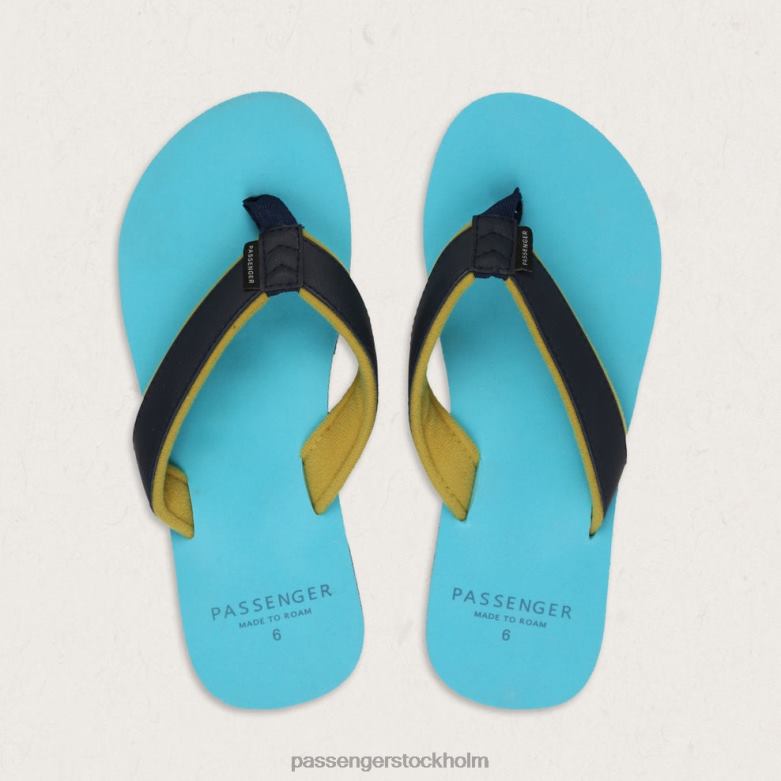 Passenger lima flip flops pastell turkos D422J1097 pastell turkos