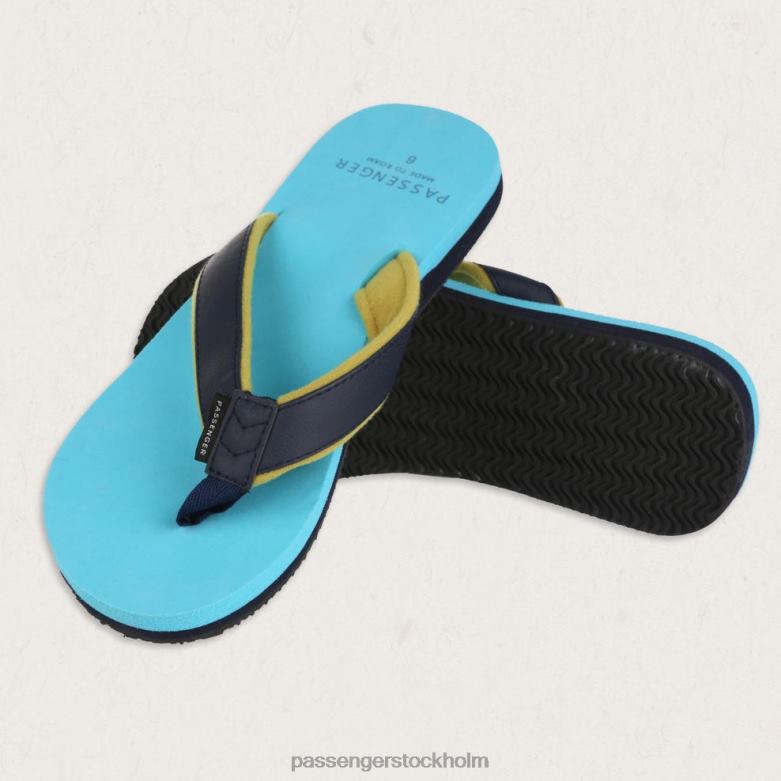 Passenger lima flip flops pastell turkos D422J1097 pastell turkos