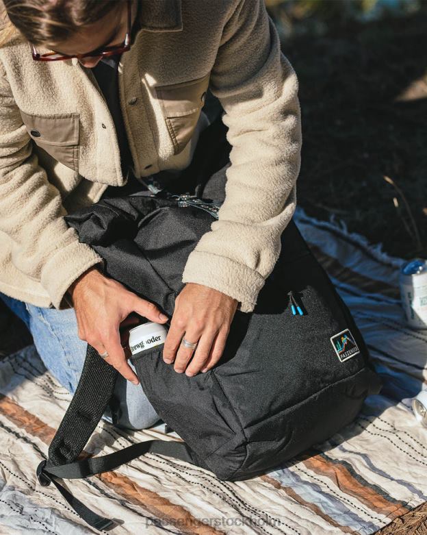 Passenger backwoods återvunnen rolltop 32l svart D422J1119 svart
