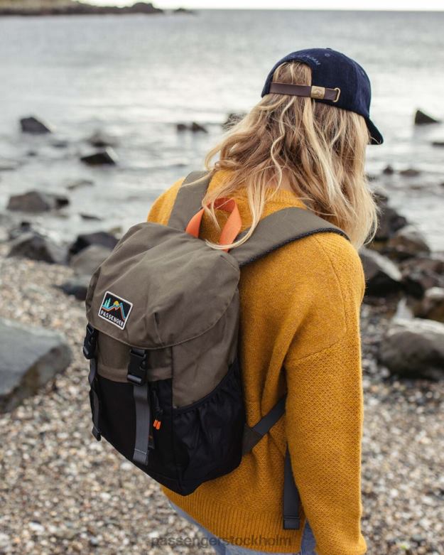 Passenger boondocker 18l återvunnen ryggsäck svart/khaki D422J1130 svart/khaki