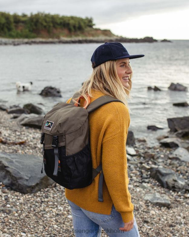 Passenger boondocker 18l återvunnen ryggsäck svart/khaki D422J1130 svart/khaki