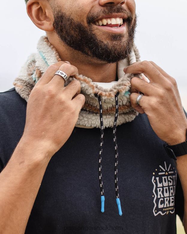 Passenger mulled återvunnen sherpa fleece snood varm elfenben geomönster D422J419 varmt elfenben geomönster