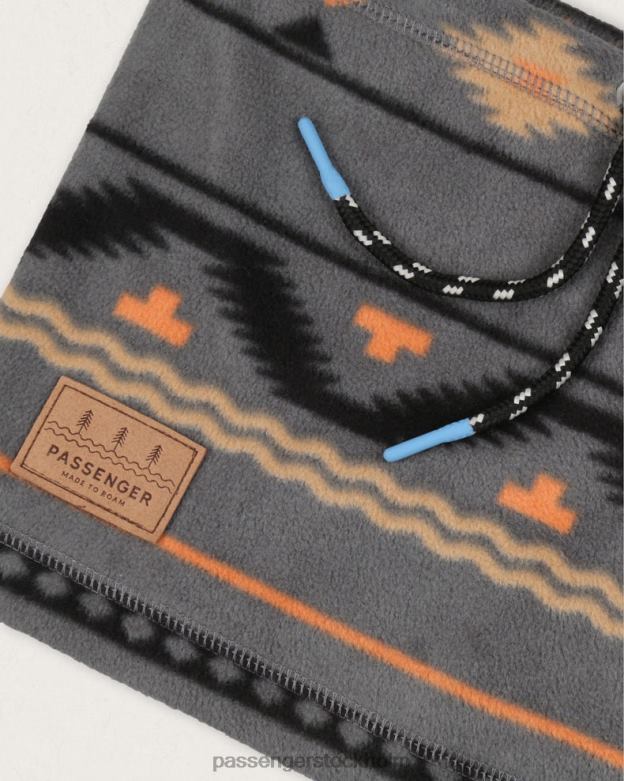 Passenger tor återvunnen polar fleece snood kol geo folk D422J422 kol geo folk