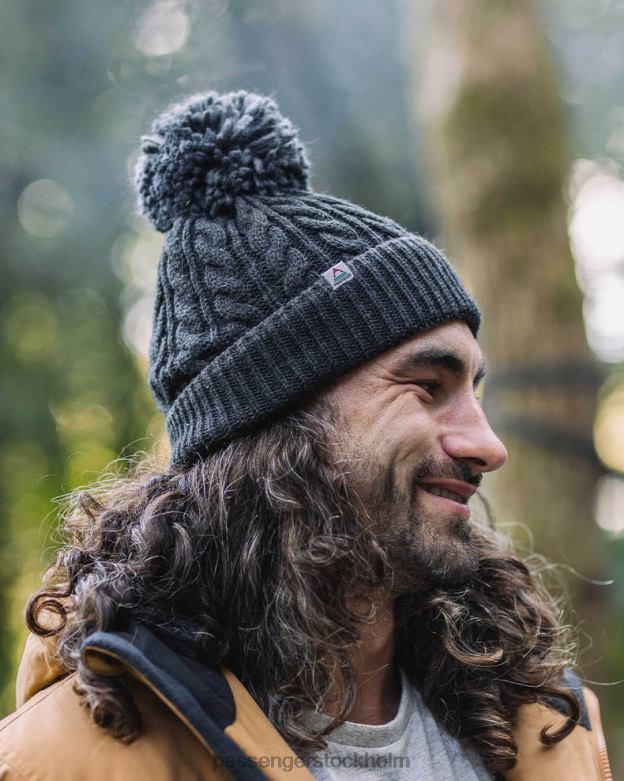 Passenger Stoke återvunnen bobble hatt blekt svart D422J395 blekt svart