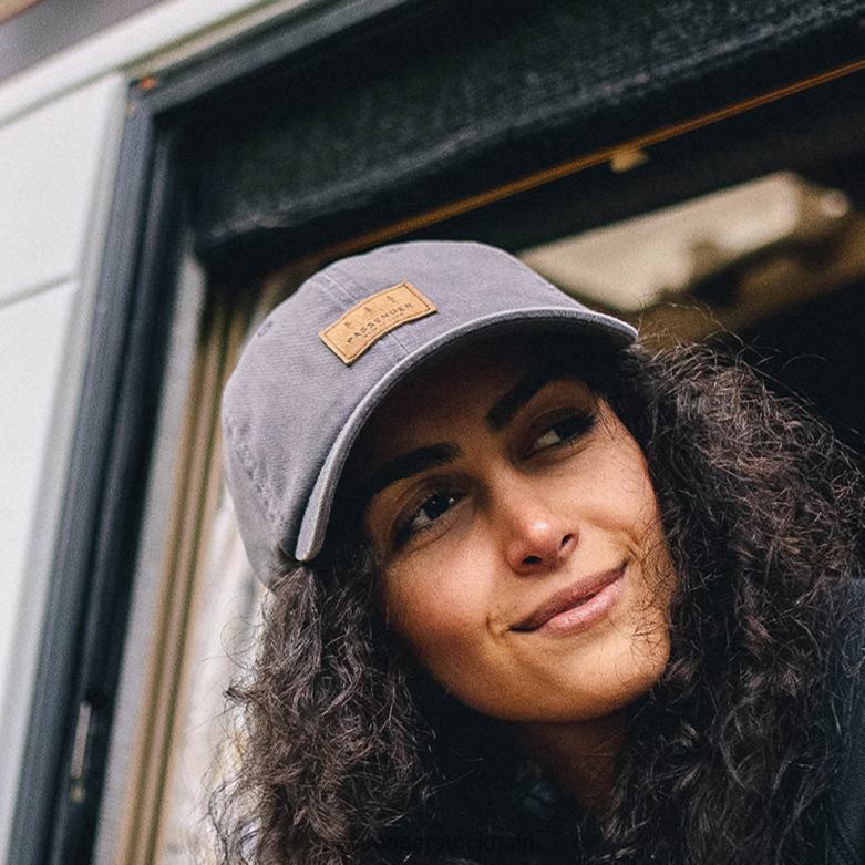 Passenger canopy återvunnen bomull snapback keps mellangrå D422J474 mellangrå