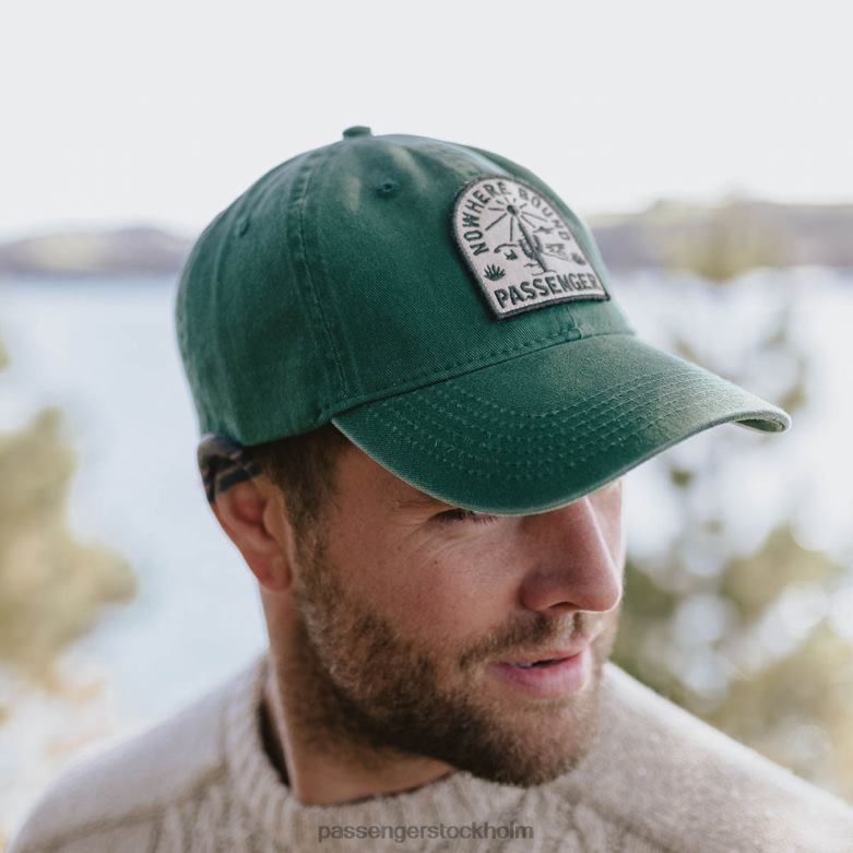 Passenger disig återvunnen bomulls snapback keps mörk murgröna D422J446 mörk murgröna