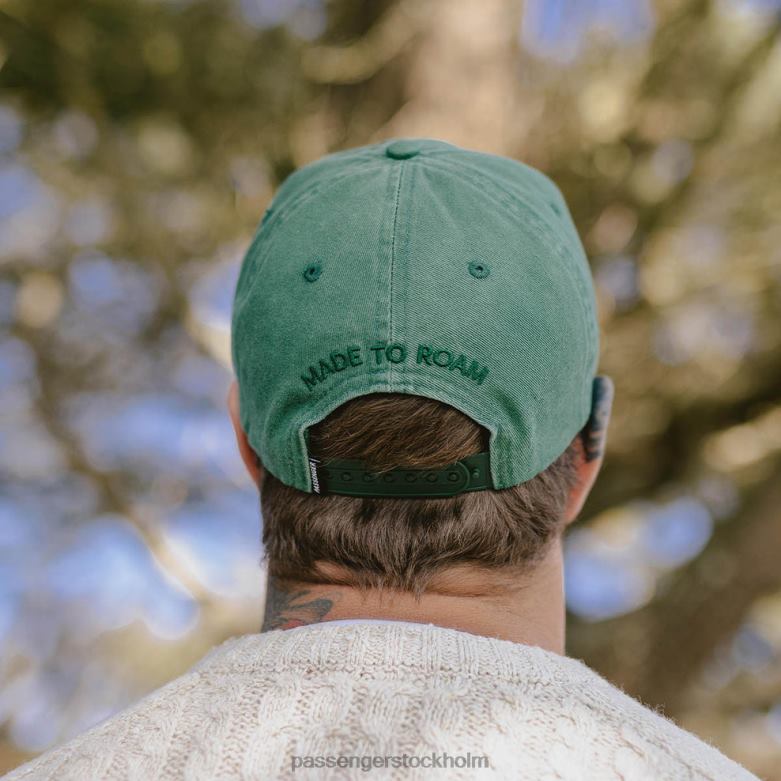 Passenger disig återvunnen bomulls snapback keps mörk murgröna D422J446 mörk murgröna