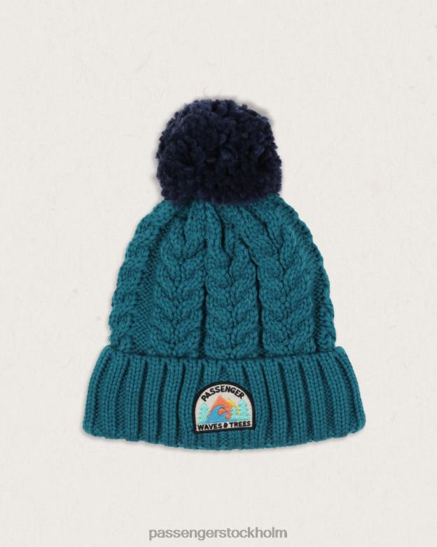 Passenger drifter fleece fodrad återvunnen bobble hatt skuggad gran D422J427 skuggad gran