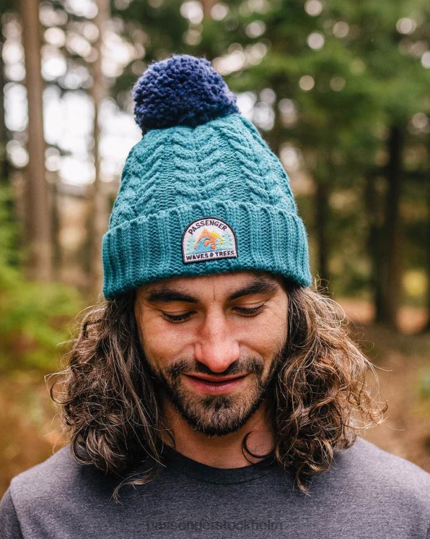 Passenger drifter fleece fodrad återvunnen bobble hatt skuggad gran D422J427 skuggad gran