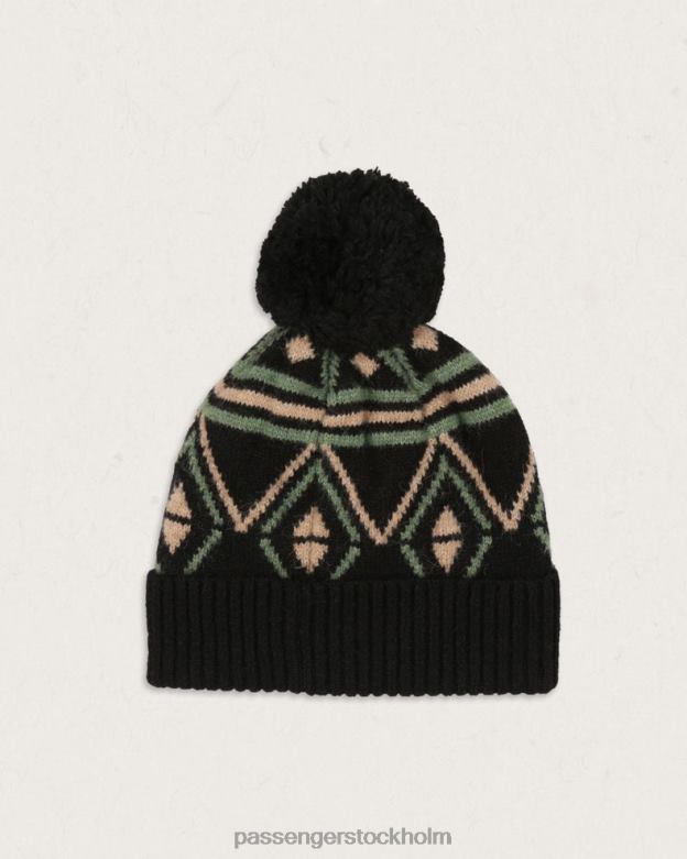 Passenger glöd återvunnen bobble hatt svart D422J418 svart