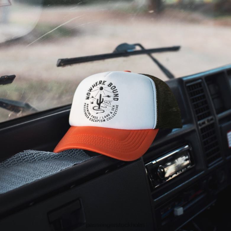 Passenger land & hav snapback trucker cap sunrise orange D422J481 soluppgång orange