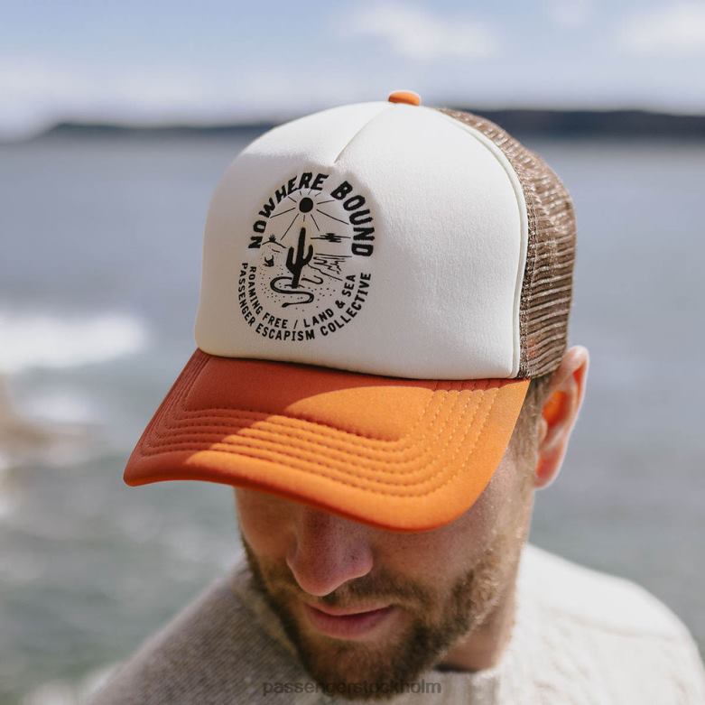 Passenger land & hav snapback trucker cap sunrise orange D422J481 soluppgång orange