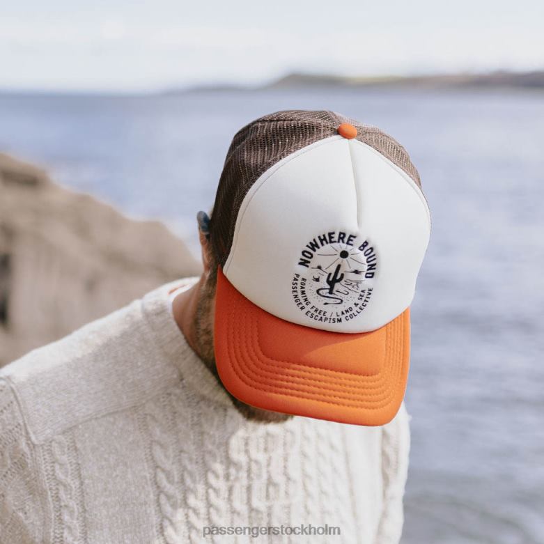 Passenger land & hav snapback trucker cap sunrise orange D422J481 soluppgång orange