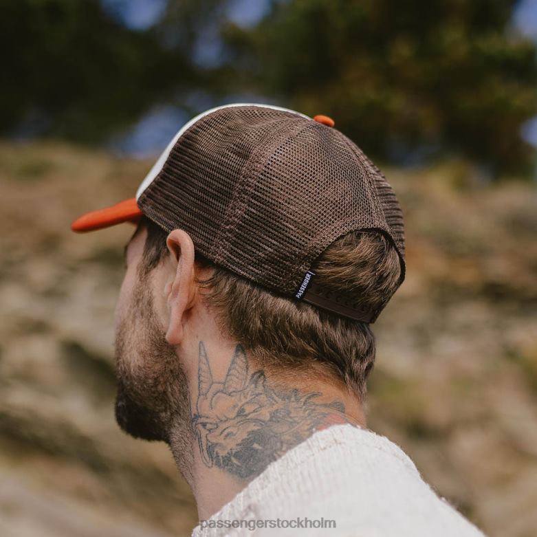 Passenger land & hav snapback trucker cap sunrise orange D422J481 soluppgång orange