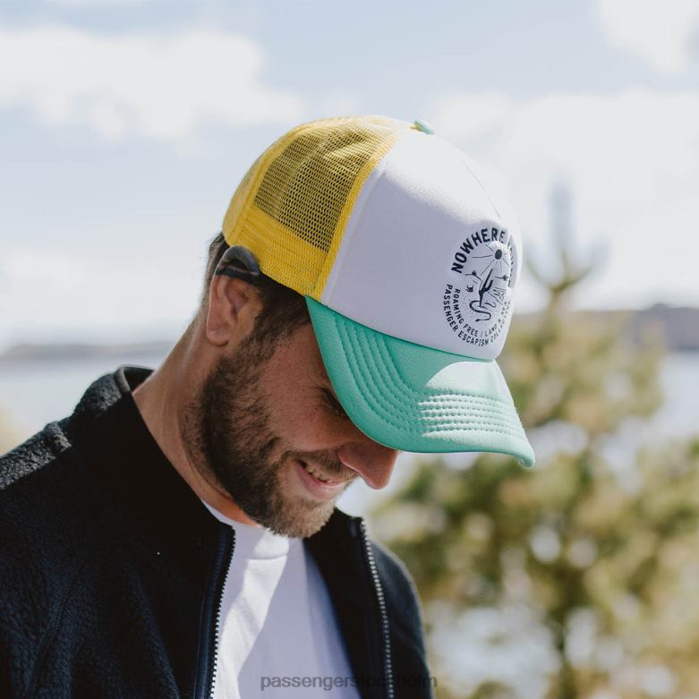 Passenger land & sea snapback trucker cap sjöskum grön D422J457 havsskum grön