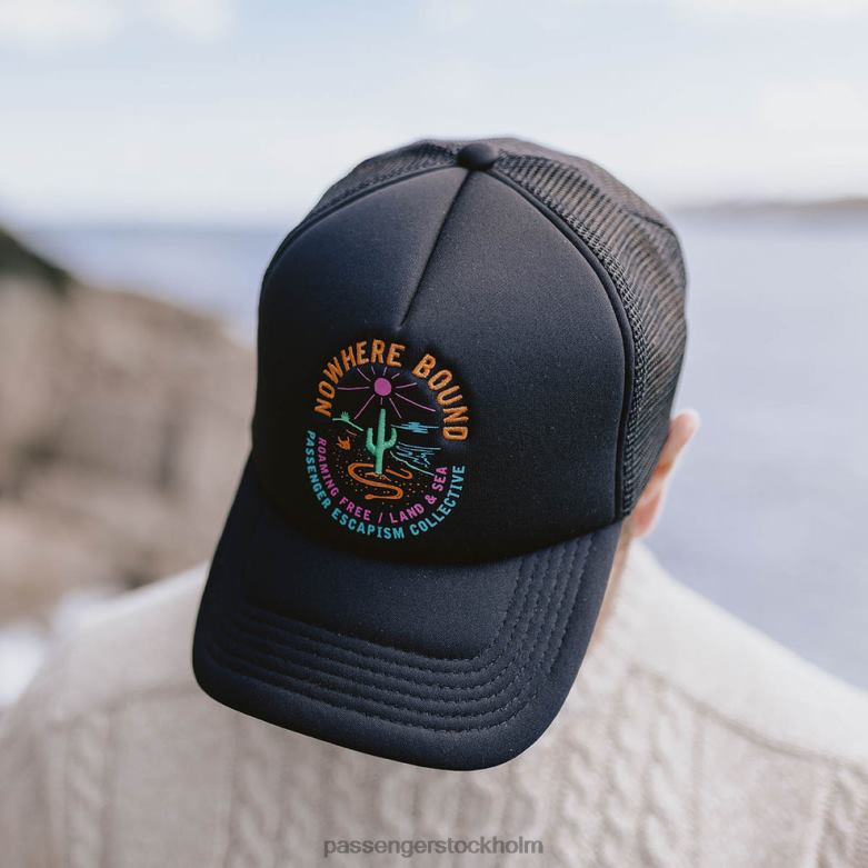 Passenger land & sea snapback trucker cap svart D422J444 svart