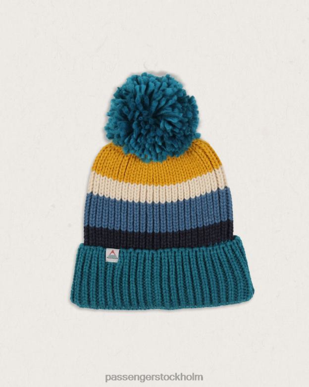 Passenger toppmöte återvunnen bobble hatt blå korall D422J392 blå korall