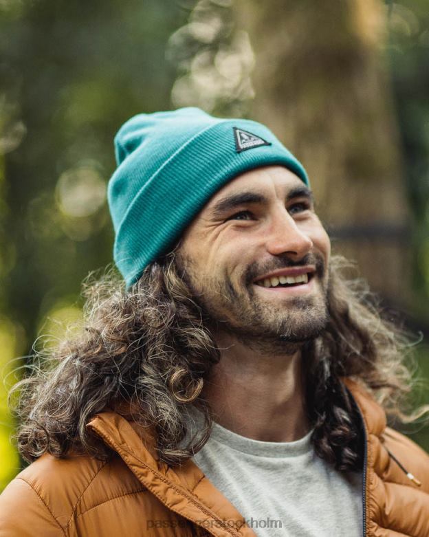 Passenger kärna återvunnen låg-top beanie skuggad gran D422J402 skuggad gran